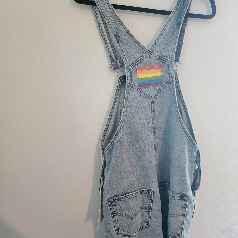 Women/Men LEVI'S PRIDE LIBERATION SHORTALLS - Picture 15 of 16